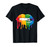 Rainbow Kiss Mouth Lips Lesbian Gay Pride LGBT T-Shirt