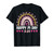 Happy PI Day 2024 Rainbow Math Lover Teacher Geek Student T-Shirt