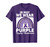 Purple Rainbow ribbon support warrior of a Lupus Awareness T-Shirt