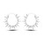 Parmuz 925 sterling silver hoop earring for woman Dangle Drop Boho vintage Feather Dangling Earring set purple Dream Catcher Simple Small Huggie earring Jewelry Gift, Sterling Silver, Cubic Zirconia