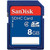 SanDisk 8GB SD Class 4 Card, Blue