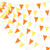 32Ft Orange Yellow White Triangle Flag Fabric Banner Pennant Garland Bunting Streamer for Fall Decor Autumn Wedding Birthday Sunshine Groovy Party Thanksgiving Day Outdoor Garden Hanging Decorations 32Ft Orange Yellow White Triangle Flag Fabric Banner Pennant Garland Bunting Streamer for Fall Decor Autumn Wedding Birthday Sunshine Groovy Party Thanksgiving Day Outdoor Garden Hanging Decorations