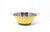 Exultimate Stainless Steel Colander Strainer with Base and Handle for Draining, 1.5 Quart, Yellow