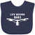 inktastic Life Behind Bars Mountain Bike Baby Bib Navy Blue 3ab08