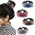 Rhinestone Hair Clip for Women - 4Pack Half-balloon Nest Expanding Hairpin Girls Hair Claws Hair Bun Holders Accessories Flowers Butterfly (Pink+Purple+Brown+Blue)