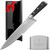 LEGENDARY CHEF Kitchen Knife, Chef Knife - 8 inch Cooking Knife, Sharp Knife - Meat Knife, Chefs Knife - German Steel, and Walnut Handle, Includes Finger Guard and Box