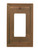 Amerelle 84RAC Steps Cast Metal Wallplate, Antique Copper