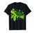 Cute Leprechaun Sea Turtle Shamrock Leaf Saint Patrick's Day T-Shirt