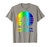 Bigfoot Hide And Seek World Champ Sasquatch Rainbow T-Shirt