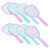 minkissy 8pcs Foldable Makeup Mirror Travel Makeup Mirror Purse Cosmetic Mirror Pocket Vanity Mirror Hand Held Magnifying Mirror Makeup Hand Mirror Unbreakable Mirror Handheld Gift Child
