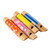 BESTonZON 4pcs Push-pull Wooden Flute Wood Train Whistle Wood Whistle Toys Kids Sports Toys Wooden Fipple Piccolo Flute Water Push Wood Flute Whistles for Kids Small Whistle Child Music