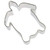 MichaelBazak Cookie Cutter US - Sea Turtle 4'' Cookie Cutter Ocean Animal