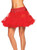 Leg Avenue Plus Size Layered Tulle Petticoat, 1X-2X, Red