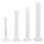 SOLUSTRE 4pcs Plastic Measuring Cylinder Plastic Cylinders with Scale Graduated Flask 100ml Measuring Cylinder Metric Scale Cylinder Glass Measuring Cups Test Tube for Labs Beaker Liquid