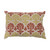 Creative Co-Op Cotton Embroidered Chambray Lumbar Pattern Pillow, 20" L x 14" W x 2" H, Multicolor
