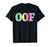 OOF Funny Meme Pastel Rainbow T-Shirt