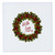 3dRose with Love- Holly Wreath with red Text on White Background - Quilt Squares (qs_352525_7)