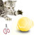 Interactive Cat Toys, Power Ball 2.0 Cat Toy, Rolling Smart Ball with Nail Clippers for Bored Indoor Adult Cats, USB Rechargeable Automatic Cat Toys, Moving Ball Cat Toy for Cat/Kitten