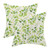 Gohdiwh Spring Pillow Covers 18x18 Set of 2, Sage Green Leaf Decorative Spring Throw Pillows Green Farmhouse Cushion Pillow Covers for Sofa Couch Outdoor Decor