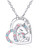 Tarsus Unicorn Necklaces Unicorns Gifts for Girls, Girls Jewelry Gifts Ideas Christmas Birthday Valentines Easter Gifts Necklace for Girl Daughter Granddaughter Niece