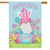 Easter Egg Gnome House Flag 40" x 28" Briarwood Lane