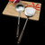 Wok Spatulas 14.7 Inch, Spatula Set of 2 Stainless Steel, Wok Spatula and Ladle with Wooden Handle, Cooking Utensils for Wok