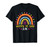 Happy Pi Day Rainbow Shirt Mathematic Math Teacher Leopard T-Shirt