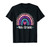 4th Grade Teacher Rainbow Heart Leopard Back To School T-Shirt