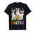 Three Bunny Ragdoll Cats & Easter Egg Basket Easter Day Kids T-Shirt