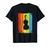 Rainbow Violin Player Image Graphic Musician Violinist Gift T-Shirt