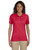 Jerzees Womens 5.6 oz. 50/50 Jersey Polo with SpotShield(437W)-True RED-2XL