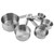 Measuring Cups 5pcs Stainless Steel Metal Odorless Kitchen Measuring Cup Set Easy Store Stackable Nesting Measuring Cups for Cooking Baking