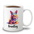 Australian Cattle Dog Coffee Mug Cup Gift For Men Women Australian Cattle Dog Owners, Personalized Australian Cattle Dog Lover Coffee Cup With Name, Custom Blue Heeler White Ceramic Tea Cup 11 15 Oz