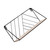 BESPORTBLE Wrought Iron Storage Rack Storage Shelf Wall Mount Shelf Wall Shelves for Living Room Wall Mounted Wall Shelf Wooden Storage Rack Shelving Decorative Frame Metal