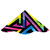 X Kites DLX Delta Nylon Kite, Abstract, 42 Inches