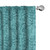 Ambesonne Teal Curtains, Ink Drawing Inspired Intertwined Tree Branches Buds and Leaves in Abstract Design, Window Treatments 2 Panel Set for Living Room Bedroom, Pair of - 28" x 63", Turquoise Teal