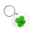 Clovers Online Genuine Preserved 4 Leaf Clover Good Luck Charm Keychain