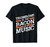 Bacon Music Trombonist Marching Band Gift Trombone T-Shirt
