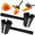 Creative Stainless Steel Spiral Funnel Flower Roller, 1/2Pcs Carrot Peeler Fruit Peeler, Carrot Spiral Shred Slicer, Carrot Vegetable Cutter Spiral Slicer, Flower Roller Peeler Spiral Knife (2pcs)