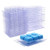 DGQ Wax Melt Molds - 100 Packs Clear Empty Plastic Wax Melt Clamshells for Wickless Wax Melt Candles