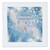 3dRose Image of Polar Bear in Snowflake Frame, Merry Christmas, Blue,... - Quilt Squares (qs_354183_8)