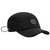 CLAPE Flat Top Baseball Cap Low Profile Trucker Dad Hat Curved Brim Visor Sun Cap Men's Relaxed Fit Strapback Hat,Black
