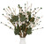 JINGHONG St Patrick's Day Decorations 12 Pack Clover Picks for Vases Shamrock Floral Stems for Flower Arrangement St Patricks Day Celebration-17 Tall