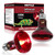LUCKY HERP Infrared Heat Lamp 100W 2 Pack?Reptile & Amphibian Basking Spot Light Bulbs, Red Heat Lamp Bulbs for Reptiles, Bearded Dragon, Turtle, Lizard, Snake, Chicken