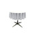 Tablecloth Round 54 Inch White By Broward Linens