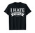 I Hat People Rainbow - I Hate People Hate valentine T-Shirt