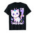 Birthday girl 7 years old, cat, unicorn, 7th birthday T-Shirt