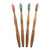 Bamboo Toothbrushes ADULT SUPER SOFT Nylon Bristles, BPA FREE with 100% Biodegradable Handles and Packaging Promote Responsible Dental Care, Sustainable Toothbrush (4- Pack)