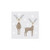 Cocktail Napkins Decorative Paper Napkins Disposable - Christmas Napkins, Farmhouse Christmas Party Napkins, Rustic Decor Reindeer Decorations 5" x 5" Pk 40