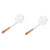 Zerodeko 2pcs Pasta Spoon Cooking Strainer Spider Skimmer Spider Strainer Asian Noodles Stainless Steel Colander Stainless Steel Strainer Spoon Metal Strainer Filter Wooden Mesh Line Leak